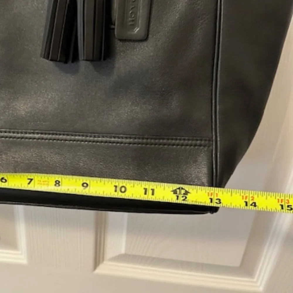 Coach Vintage Restored Legacy Candace Medium Carryall Black Leather-EUC - Picture 11 of 13